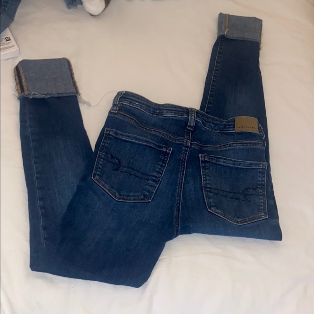 AMERICAN EAGLE HIGH-RISE SKINNY JEANS